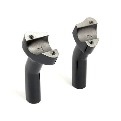 Risers bakåtböjda originaltyp utan överklammer MCS 4.5" höjd svart