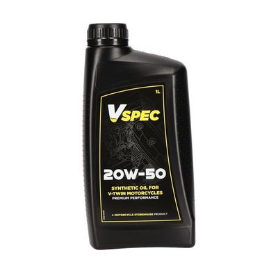 Olja Vspec 20W 50 Full 1liter syntet Big Twin 84-26
