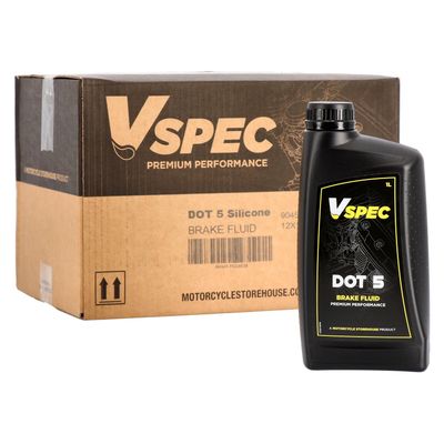 Bromsvätska Vspec DOT 5 Silicone 1liter Up to 2005 Softail, Dyna,