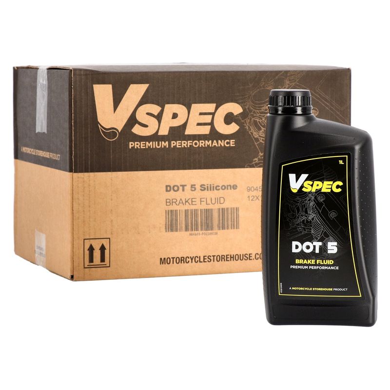 Bromsvätska Vspec DOT 5 Silicone 1liter Up to 2005 Softail, Dyna,