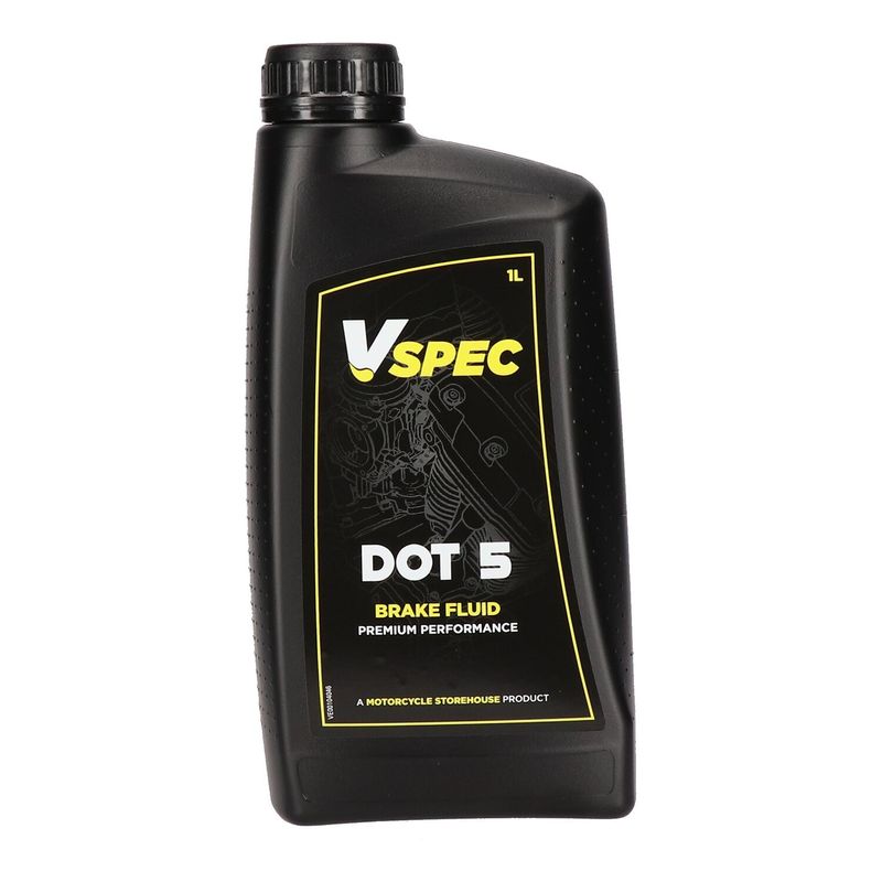 Bromsvätska Vspec DOT 5 Silicone 1liter Up to 2005 Softail, Dyna,