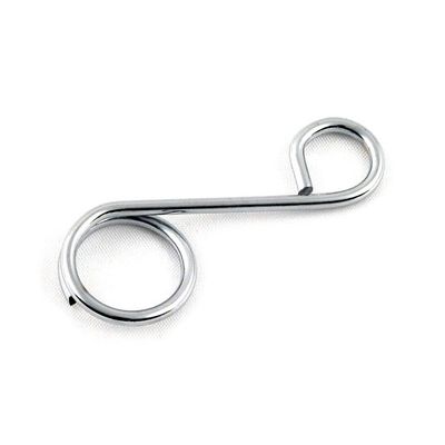 Styrtråd bränsle- och oljeslang MCS krom universal (5-pack)