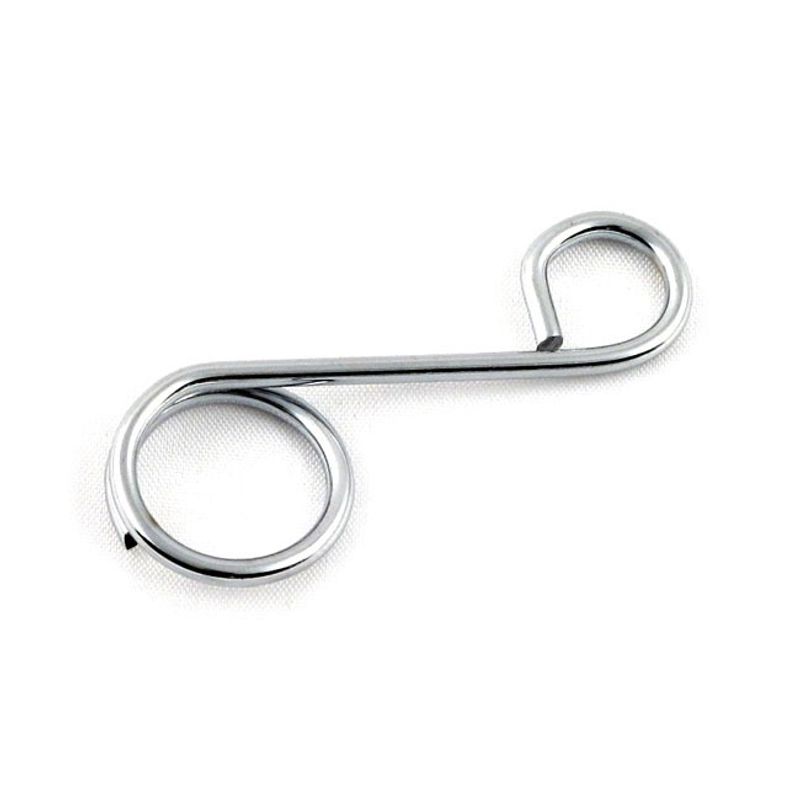 Styrtråd bränsle- och oljeslang MCS krom universal (5-pack)
