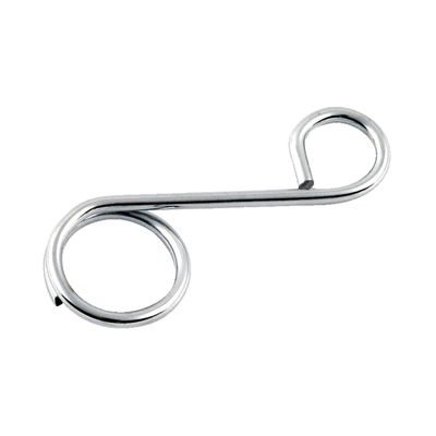 Styrtråd bränsle- och oljeslang MCS krom universal (5-pack)