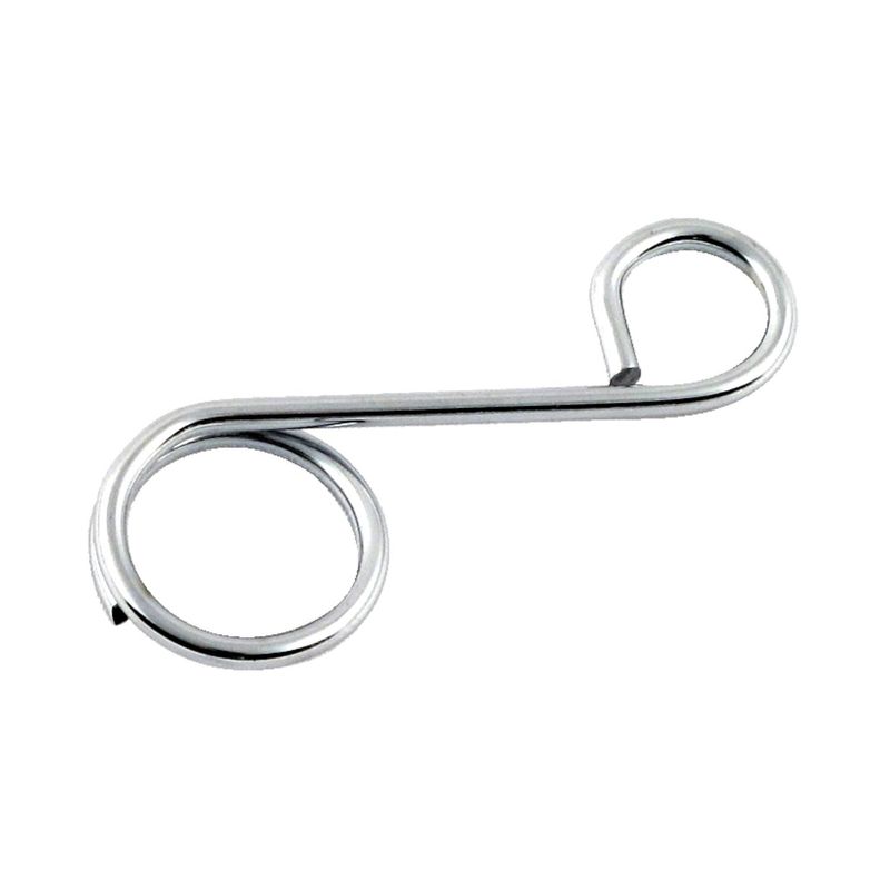 Styrtråd bränsle- och oljeslang MCS krom universal (5-pack)