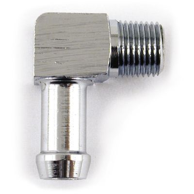 Nippel oljeslang MCS 90 NPT 1/8-27 5/16" krom