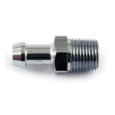 Nippel oljeslang MCS NPT 1/8 3/16" rak krom