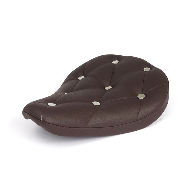 Solosadel MCS Fitzz liten 4cm brun med nitar universal