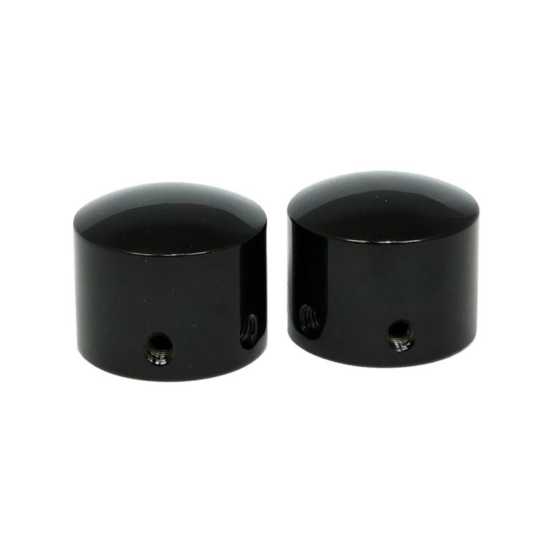 Lock mutter fram MCS XL Sportster 88-07 svart