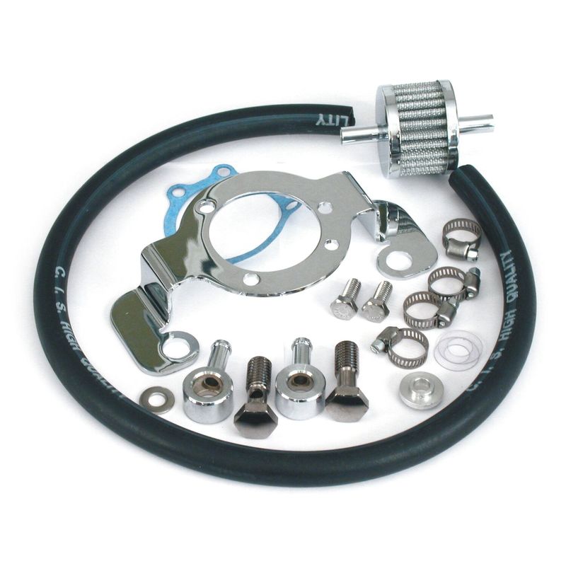 Fäste adapter MCS krom XL Sportster 91-06