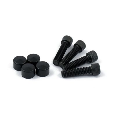 Skruvsats kåpa MCS Smoothtopps svart Big Twin 96-26