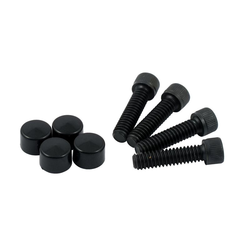 Skruvsats kåpa MCS Smoothtopps krom Big Twin 96-26
