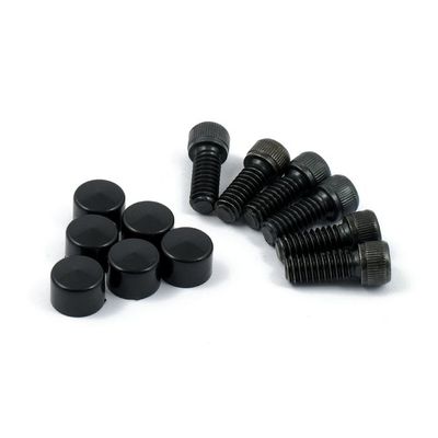 Skruvkåpssats MCS Smoothtopps svart XL Sportster 04-22