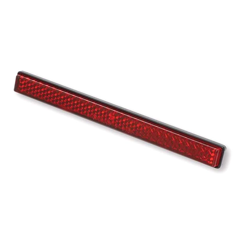 Reflex B-Seen rektangulär 123x13 mm röd självhäftande
