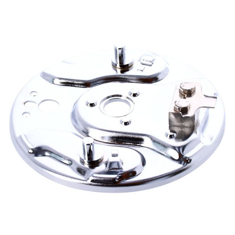 Bromsankarplatta bak hydraulisk MCS krom Big Twin 58-62