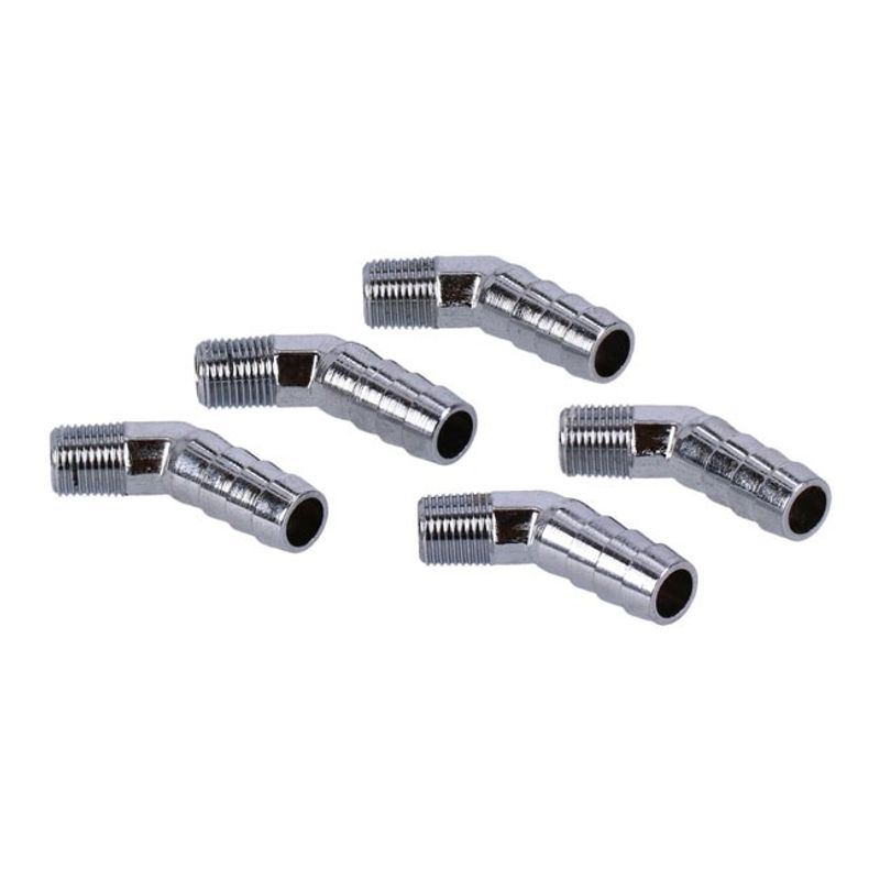 Nippel oljeslang Gardner-Westcott 45 27 NPT 1/8" 3/8" krom