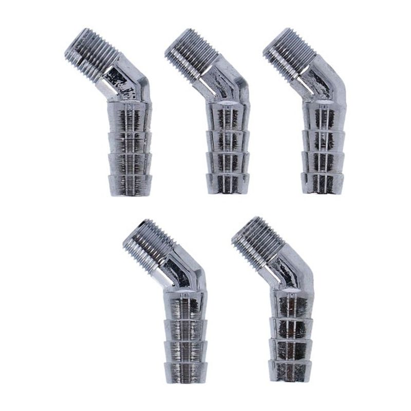 Nippel oljeslang Gardner-Westcott 45 27 NPT 1/8" 3/8" krom