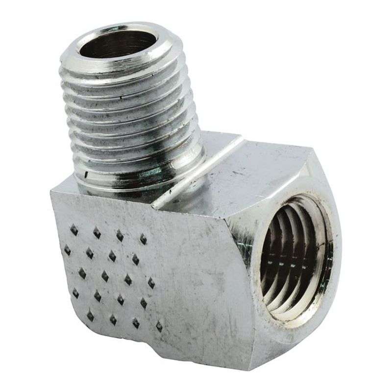 Nippel oljeslang MCS 90 NPT 1/4" krom