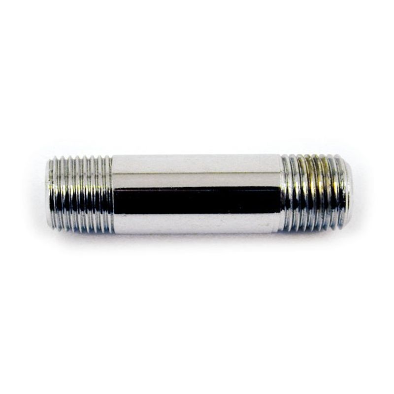Nippel oljetrycksmätare med förlängningsrör Gardner-Westcott 1-1/2" 1/8" NPT krom XL Sportster