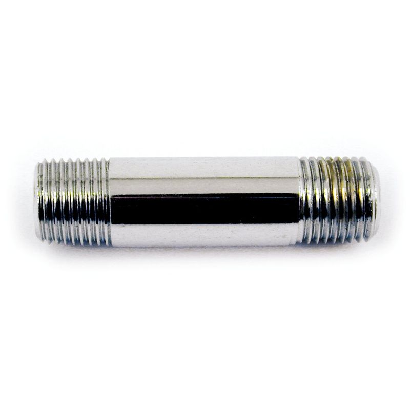 Nippel oljetrycksmätare med förlängningsrör Gardner-Westcott 1-1/2" 1/8" NPT krom XL Sportster