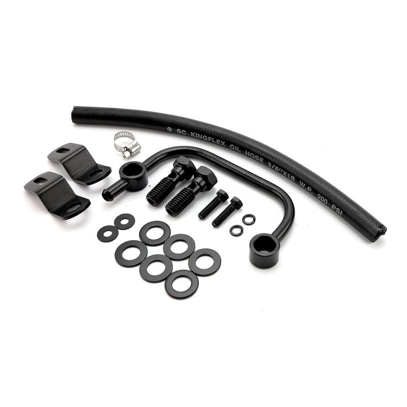 Vevhusventilationssats luftfilter MCS svart XL Sportster with aftermarket