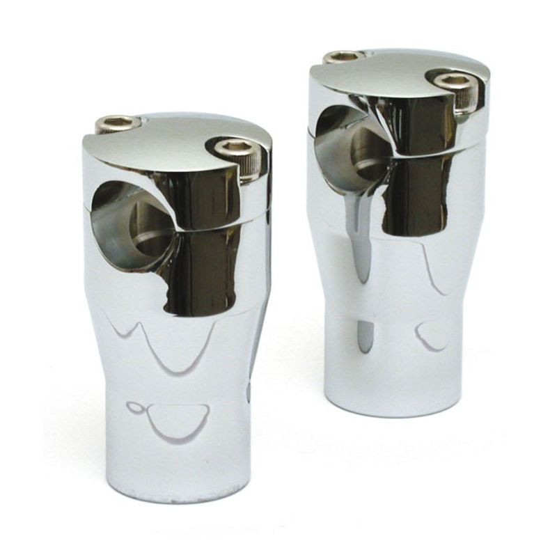 Risers MCS Early 3" krom Big Twin, XL Sportster 73-02