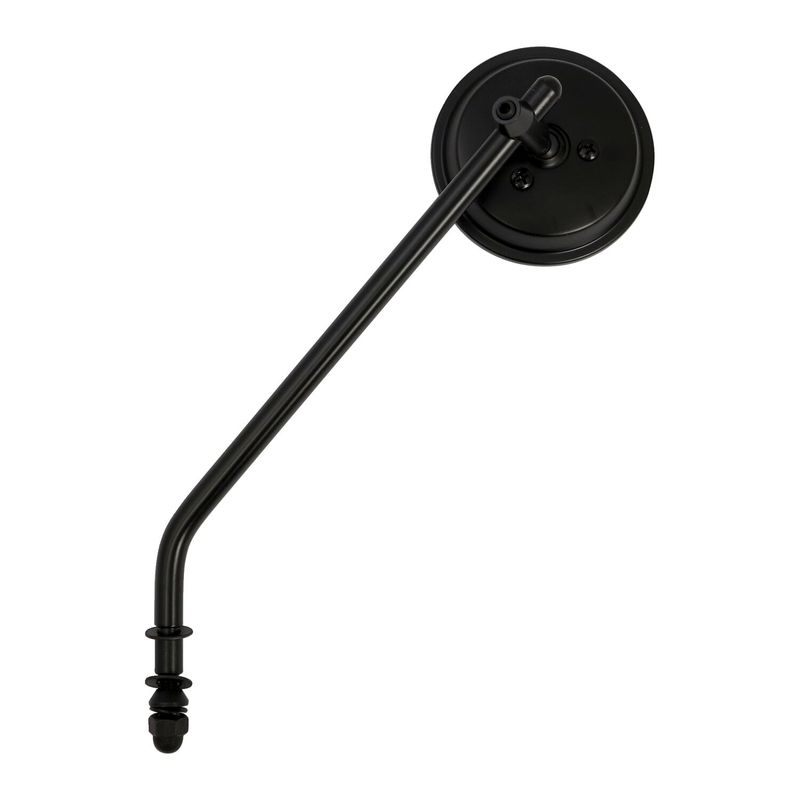 Spegel MCS 3" stål rund svart lång 65-UP H-D