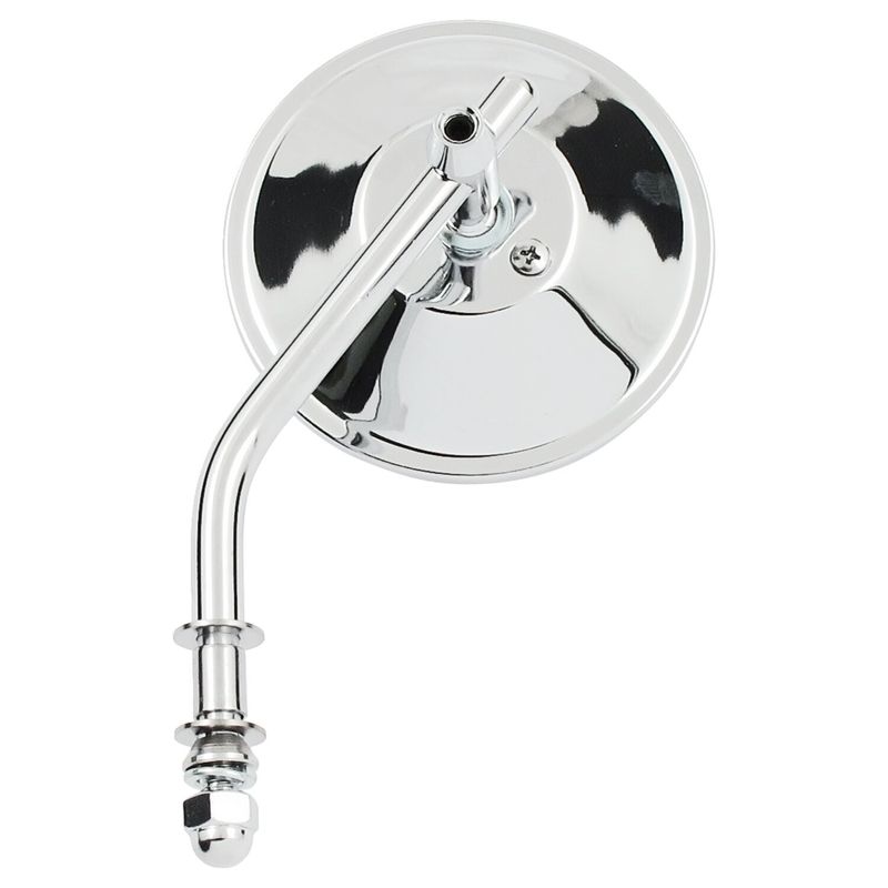 Spegel MCS 3" stål rund kort 65-UP H-D krom