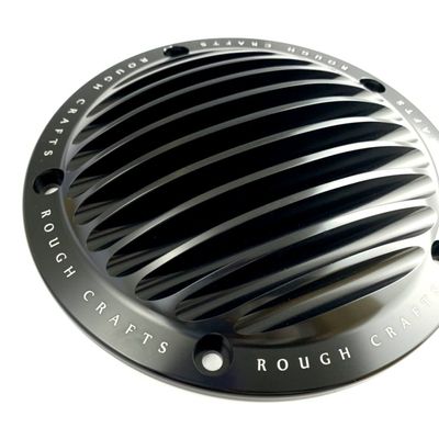 Derbylock Rough Crafts svart Softail 19-26