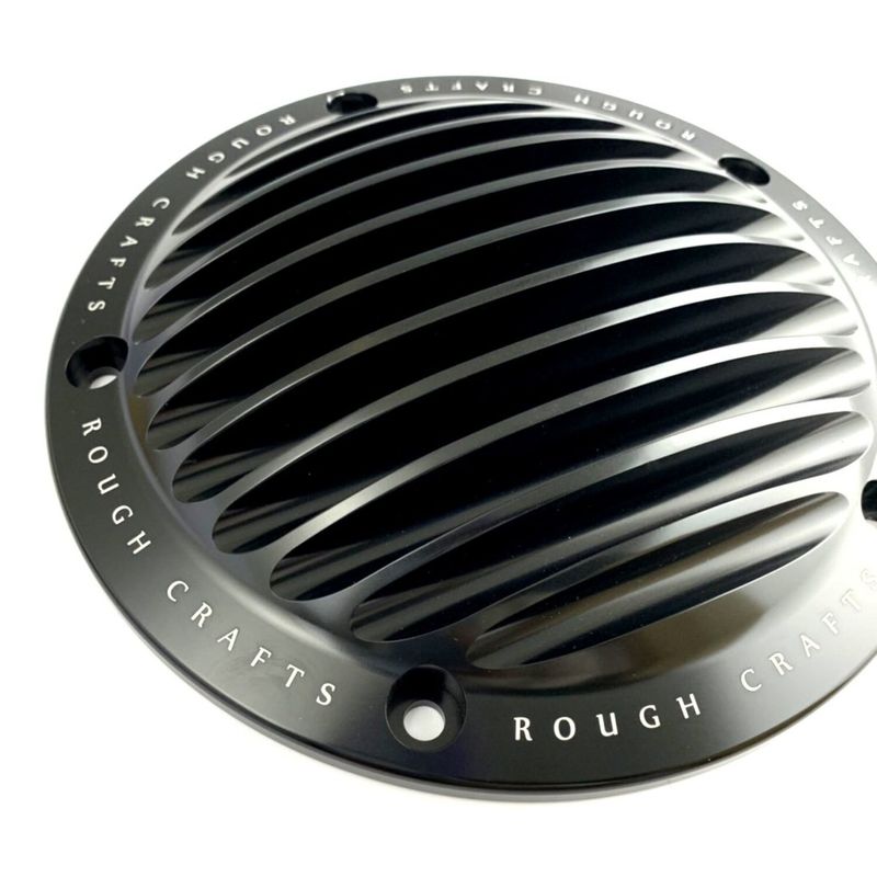 Derbylock Rough Crafts svart Softail 19-26