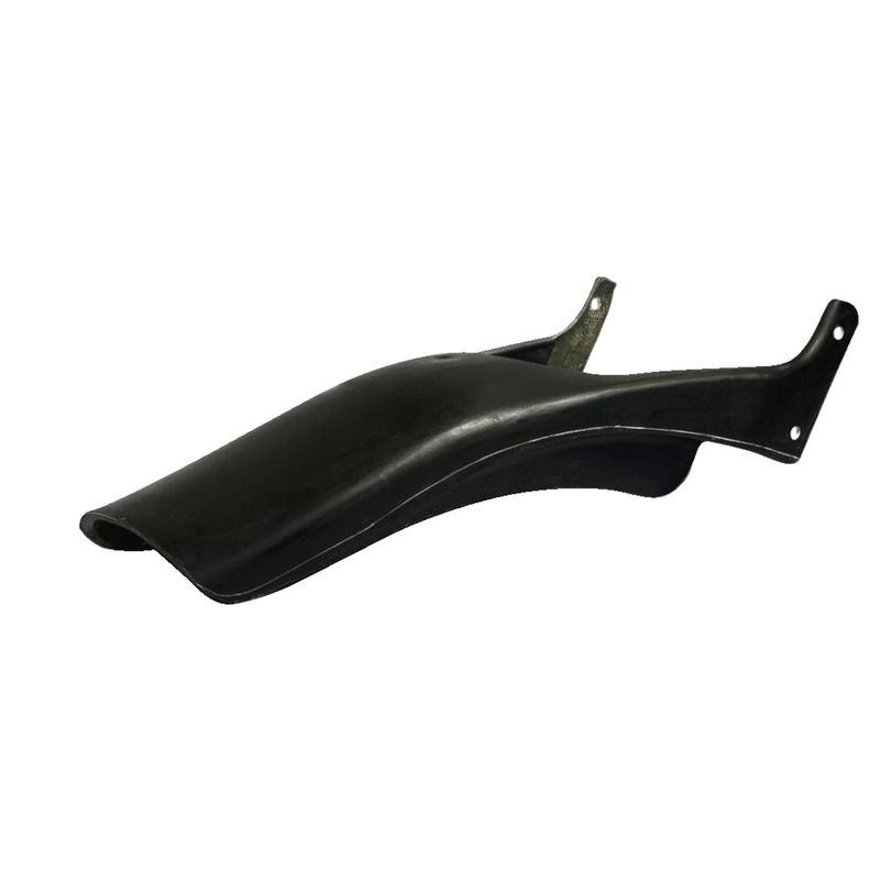 Bakskärm Rough Crafts Ducktail lång svart Softail smal ram 18-26
