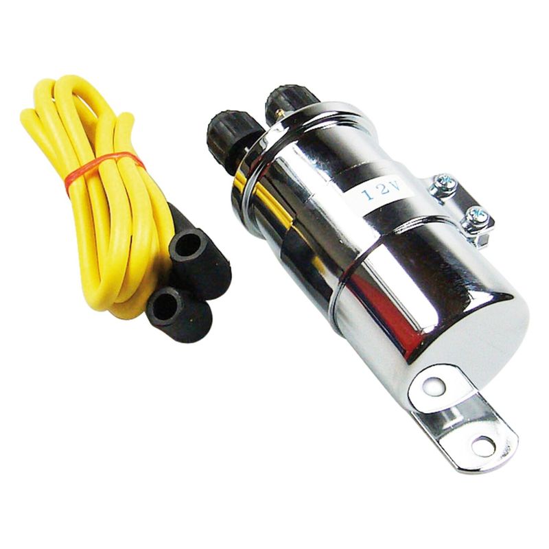 Tändspole MCS 12v rund krom
