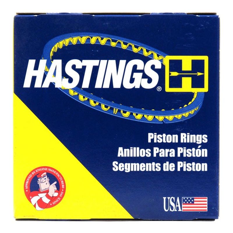 Kolvringssats Hastings 3-7/16" krom 41-E78 1200cc/74" Big Twin