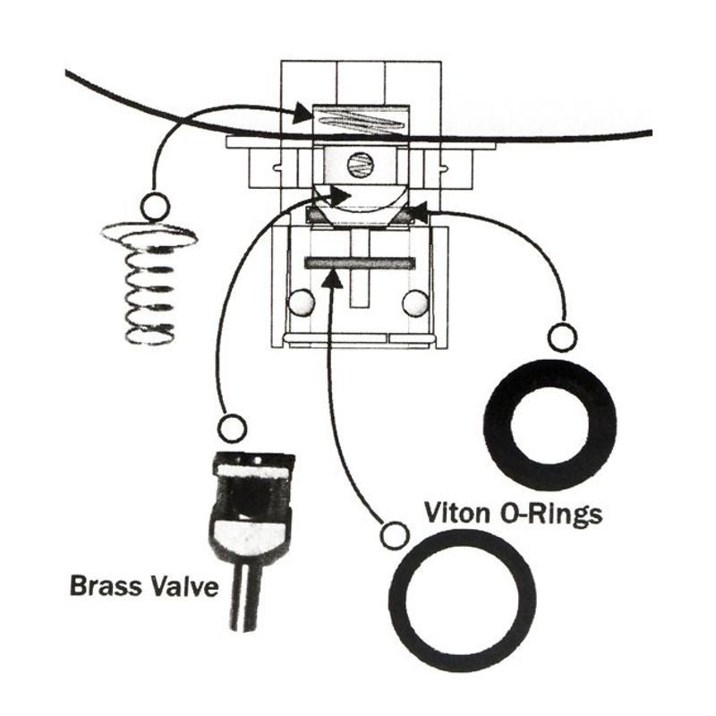 Renoveringssats backventil tank Fuel-Tool