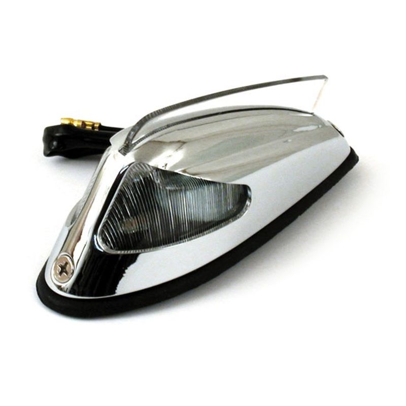 Lampa skärm fram MCS universal krom/klar