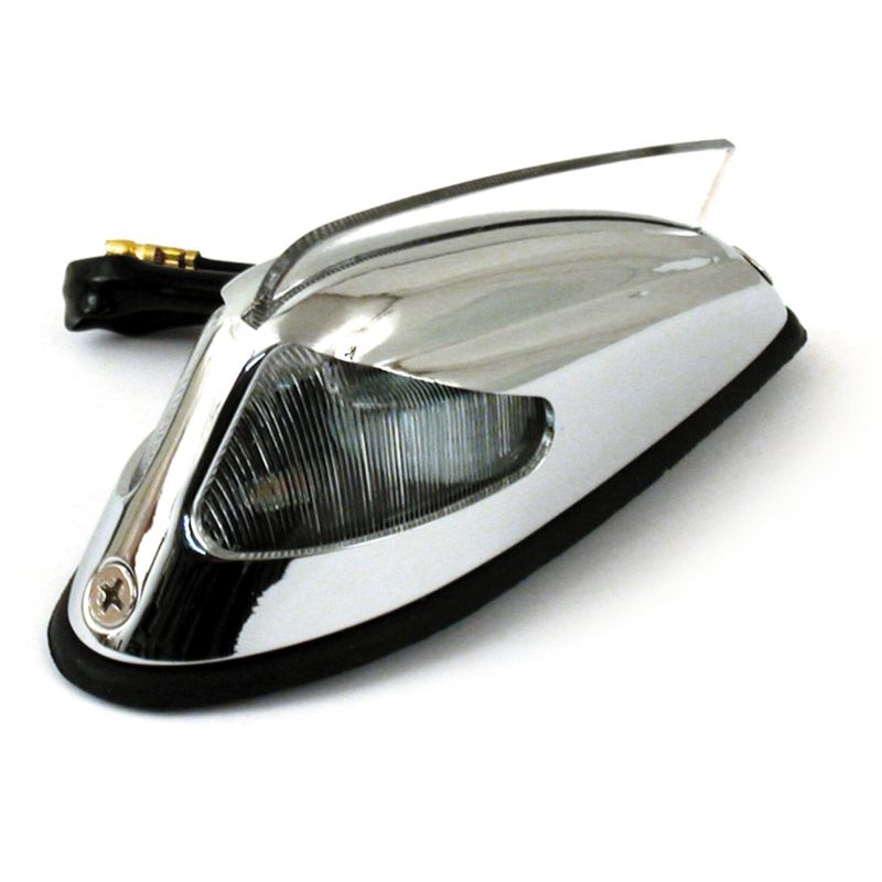Lampa skärm fram MCS universal krom/klar