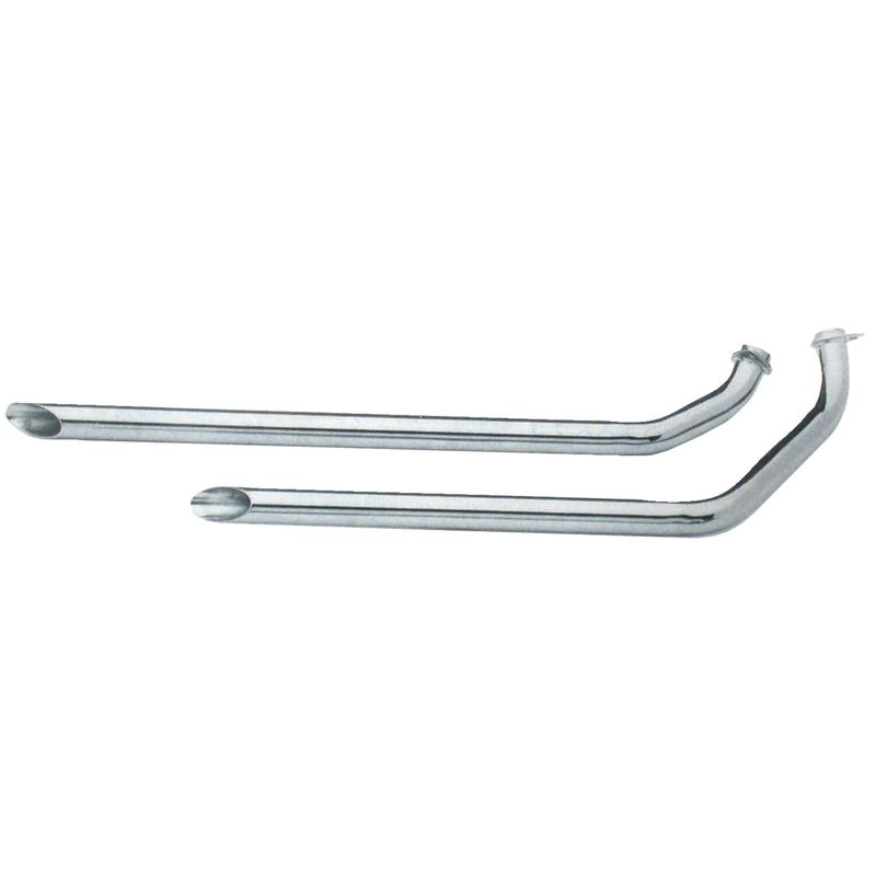 Avgasrör Paughco Shotgun 40" krom Softail 84-99