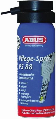Låsspray, ABUS PS 88, MC/moped/cykel och hänglås, sprayburk