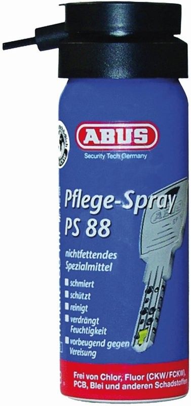 Låsspray, ABUS PS 88, MC/moped/cykel och hänglås, sprayburk