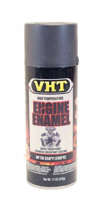 VHT motorfärg mattsvart, 550°F (288°C)