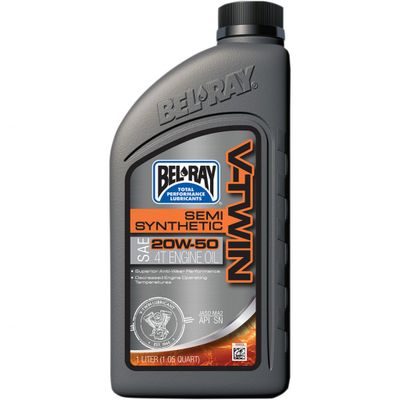 Motorolja Bel-Ray V-Twin semisyntetisk 4T 20W-50 1 liter