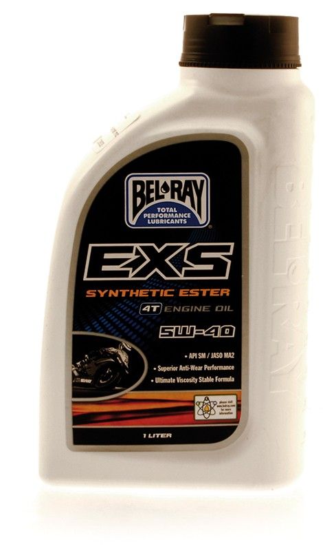 Olja Bel-Ray EXS Delsyntetisk motorolja SAE 5W/40, 1 Liters flaska