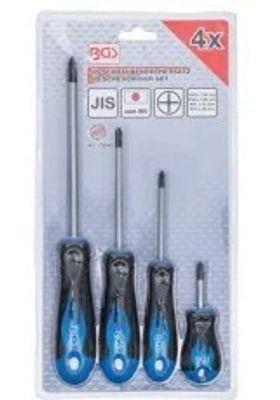 Screwdriver set JIS standard 4 pcs. for japanes bikes