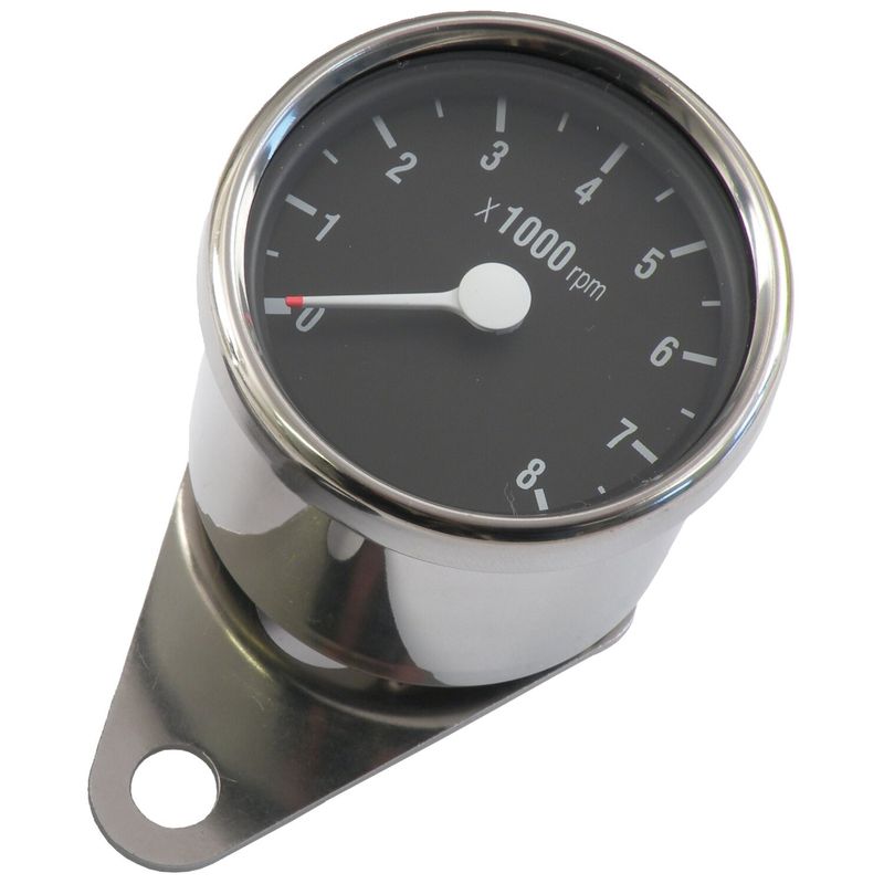Varvräknare MCS 8000 RPM krom 12V H-D