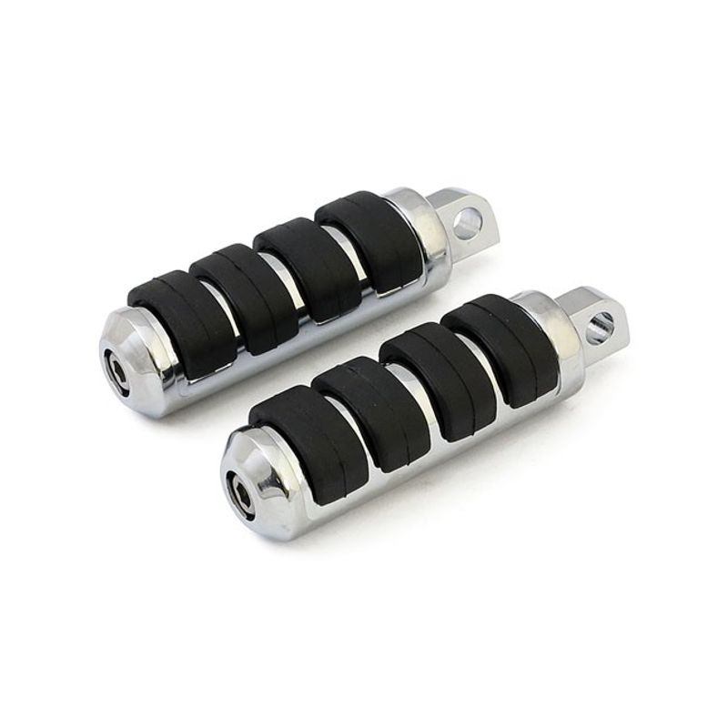Fotpinnar MCS Comfort liten diameter krom