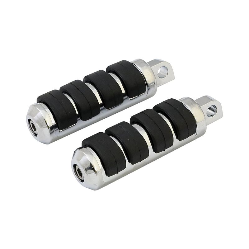 Fotpinnar MCS Comfort liten diameter krom