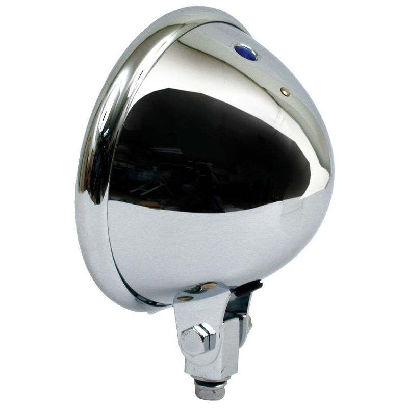 Strålkastare MCS Bates 5-3/4" krom universal