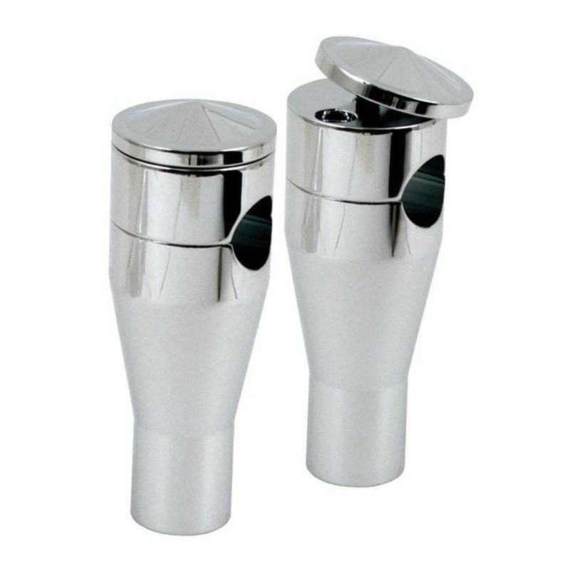 Risers MCS Panhead Style 4 tum krom H-D 73-02