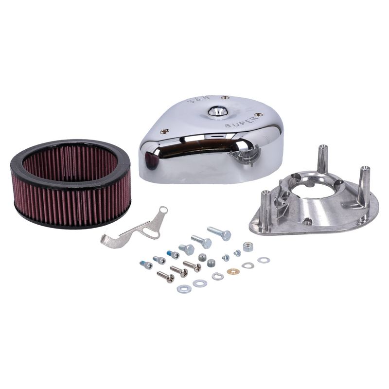 Luftfilter S&S 17-0400 krom Big Twin 66-84