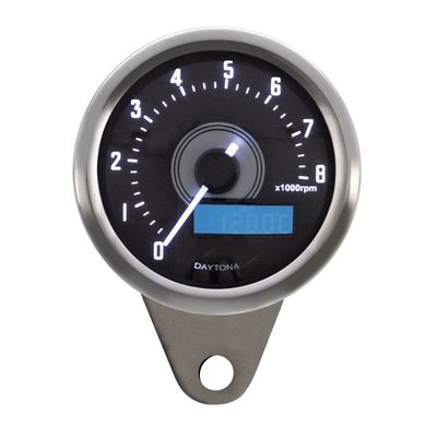 Varvräknare Daytona Velona RPM 60mm 18.000 polerad rostfri